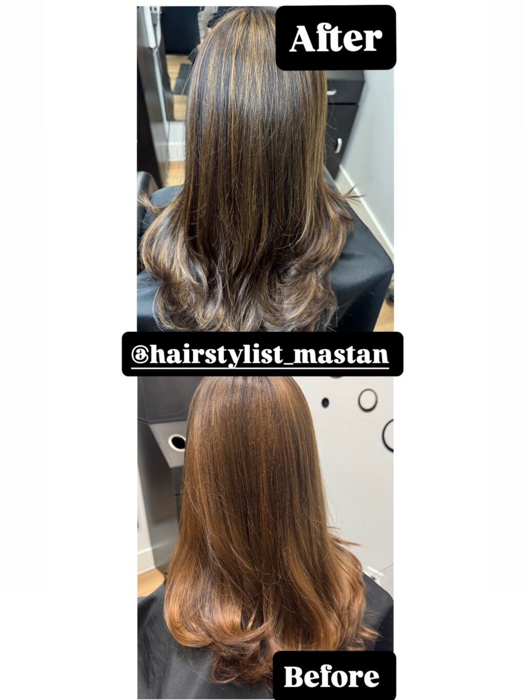 Instagram post from hairstylist_mastan. This post is in position 1.